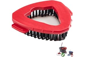 ANREKEYH Scrub Brush Compatible with O Cedar Spin Mop 1 Tank System, Triangle Floor Scrubber Mop Replace Head Base Fit for Ocedar EasyWring Microfiber Spin Mop, Great for Kitchen, Deck and Bathroom