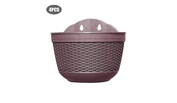 Macetas Colgantes 4 Piezas De Plastico Cesta Para Colgar En La