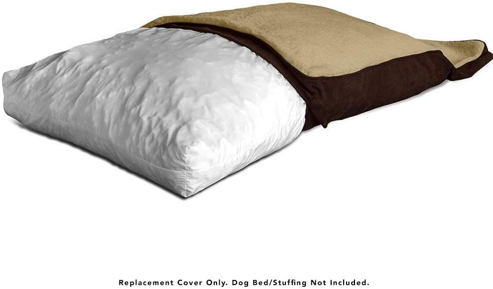 Floppy Dawg Universal Dog Bed Cover Replacement Beige/Brown XL : Pet Supplies