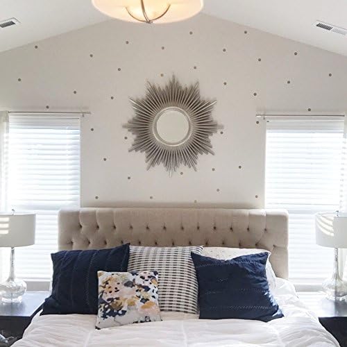 1" Confetti Gold Polka Dots Vinyl Wall Decals Stickers 180 dots