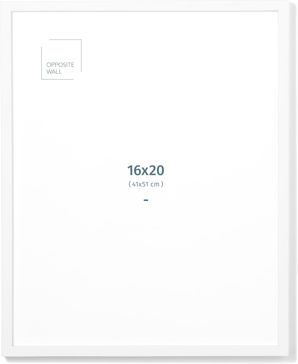 Photo Albums, Frames & Accessories - (16x20 in | 41x51 cm) White Solid Oak Wood Picture Frame Poster Frame Wall Photo Frame