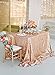 Trlyc Sequin Tablecloth Rectangular Rose Gold Sequin Table Cloth for Wedding-60x105
