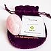 Yoni Egg of Rose Quartz, Drilled, Medium, with Certificate and Instructions, Pink Love Stone, for Women to Strengthen Pelvic Floor Muscles and Counter Stress Adult Urinary Incontinence by Polar Jade