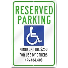 Nevada Parking Handicapped Sign 12