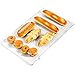 HKJ Chef Large Set Cookie Sheet and Nonstick Cooling Rack & Stainless Steel Baking Toaster Oven Tray Pan Rectangle Size 24L x 16W x 1H inch & Non Toxic & Healthy, 24inch, Silver