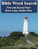 Bible Word Search First and Second Peter: King James Version Extra Large Jumbo Print (Bible Memory Lighthouse Series) by 