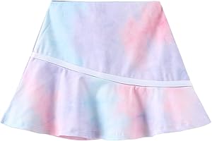 GRANDWISH Girls Sport Skort, Girls Athletic Performance Skort for Golf, Tennis, Running, 4T-10