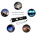 Zglon 1000 Lumen Tactical LED Handheld Flashlights Rechargeable Super Bright High Powered Waterproof Torch with 18650 Battery and Adjustable Zoomable 5 Light Modes