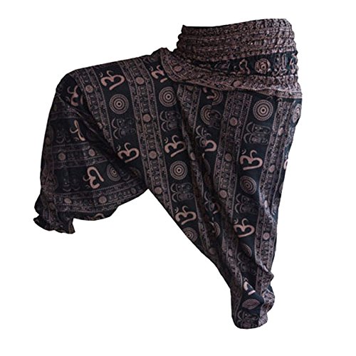 jwf unisex cotton harem pants(sotp_133_red_free size)