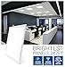 Hyperikon Edge-Lit LED Panel Light 2x2FT, Dimmable, 40W (100W Equiv.), Fluorescent Troffer LED Replacement, 4000K (Daylight Glow), 4000 Lumens, Drop Ceiling Light, UL & DLC – Pack of 4