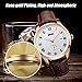 Men's Quartz Wrist Watch Waterproof Analog Roman Numeral Casual Watch with Second Dial Leather Watches -Brown