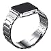EloBeth Compatible with Apple Watch Bands Series 4 3 2 1 iWatch Band 40mm 38mm Men Stainless Steel Metal Band (38mm&40mm Sliver)