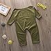 Newborn Infant Baby Girls Clothes Long Sleeve Off Shoulder Romper Jumpsuit (S(0-6months))