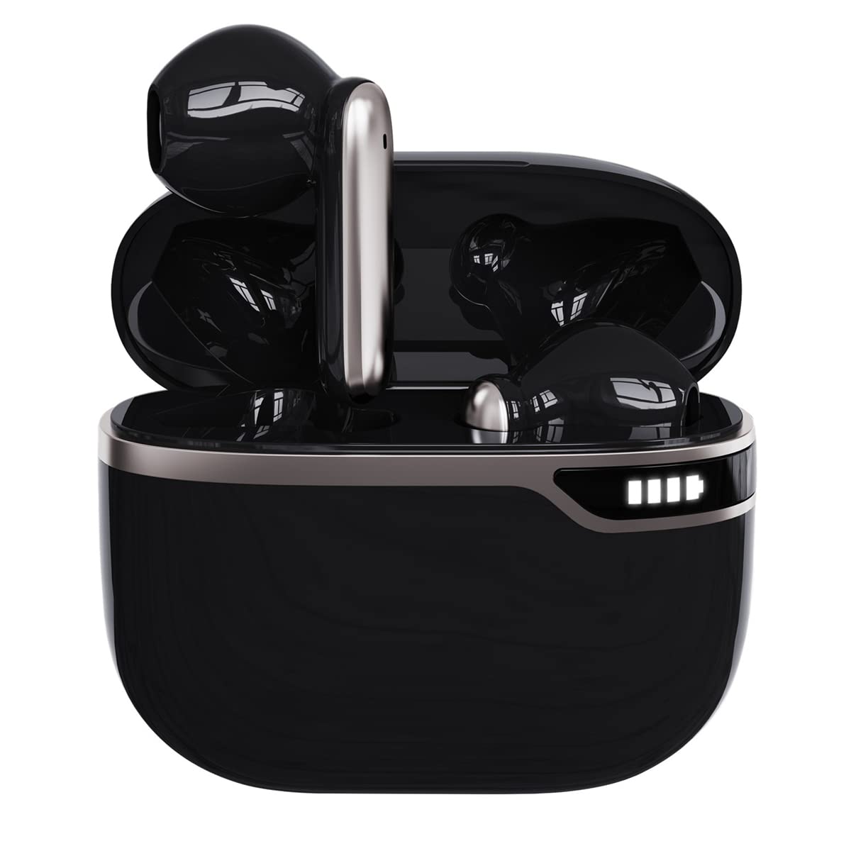 Basiter Ear buds Wireless Earbuds, Bluetooth 5.2 Earphones with HD Mic, IPX7 Waterproof Earbuds for Iphone & Android, 24 Hrs Deep Bass Sound In Ear Wireless Headphones Touch Control, Black