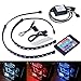 LEDdess Full Kit RGB LED Strip Computer Lighting via Magnet with 24 key Remote Controller for Desktop Computer Case Mid Tower Full Tower (5050 SMD 2pcs 18leds 30cm, R Series)