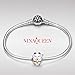 Christmas gifts, NinaQueen Lucky Cat 925 Sterling Silver Enamel Animal Bead Charms fit pandöra charms for pandöra bracelets necklace, birthday anniversary gifts for teen girls kids her women wife mom
