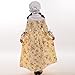 GRACEART Colonial Girls Dress Prairie Pioneer Costume 100% Cotton (Yellow,Size-10)