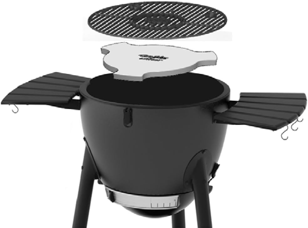 Char-Griller 6201 AKORN Smokin Ceramic Smoking Stone, Ivory : Combination Grill Brushes And Scrapers : Garden & Outdoor