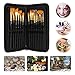 Artist Paint Brush Set, VIPITH 15 Pieces Nylon Hair Brushes for Watercolour, Oil and Acrylic, Professional Painting Brush with Holder, Paint Palette Box, Painting Knife and 2 Pieces Watercolor Sponges