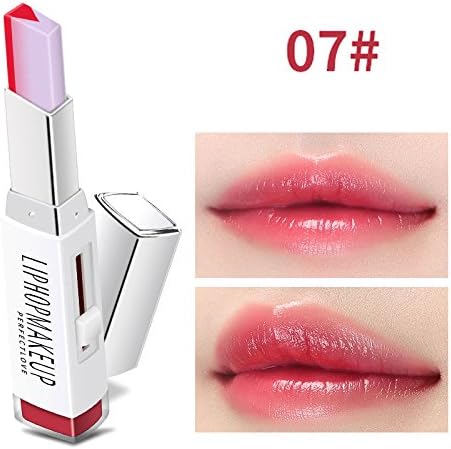 Fuhaoo Two-tone Tint Lip Bar Long Lasting Lipstick Lip Balm 2g - 8 Color Choose (#7)