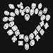 Bememo 36 Pieces 3D Nail Art Rhinestones Crystal Glass Metal Gem Stones Manicure Studs Nail Tips for Nail Art DIY (Style 1)