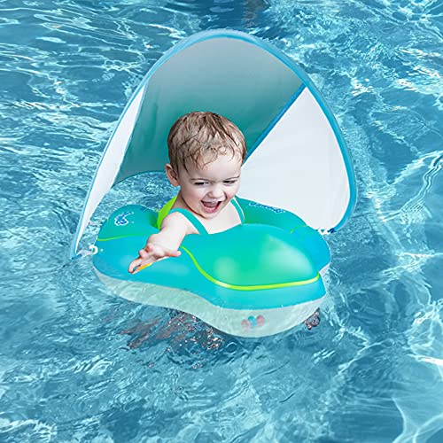 SEIRMEP Baby Swimming Float Inflatable Baby Pool Float Ring Over for