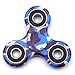 AOSKA Fidget Spinner Toy Stress Reducer 360 Degree Hand Spinner Ultra Durable Fidget Toy Spinner Stress Reducer Relieves (2 Blue camouflage)