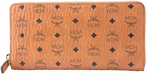 (エムシーエム) MCM ZIP AROUND LRG WALLET ラウンド長札入財布 #MXL8SVI92 CO001 COGNAC 並行輸入品