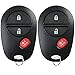 2Pcs Car Key Fob Replacement,Mushan Keyless Entry Reomote Key for GQ43VT20T Fits Highlander 2007-2015,Sequoia 2008-2016,Sienna 2004-2016,Tacoma 2005-2016,Tundra 2007-2016