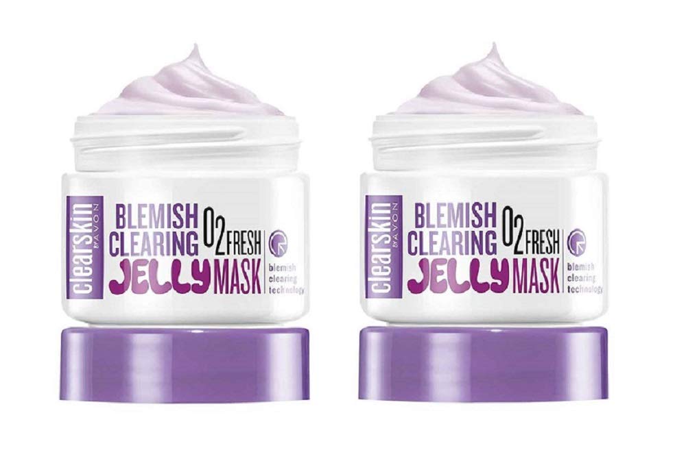 Pack of 2 Clearskin Blemish Clearing Jelly Mask by Avon - 2 x 100ml