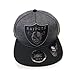 New Era NFL Oakland Raiders Heather Huge Snap 9Fifty Original Fit Cap, One Size, Graphite