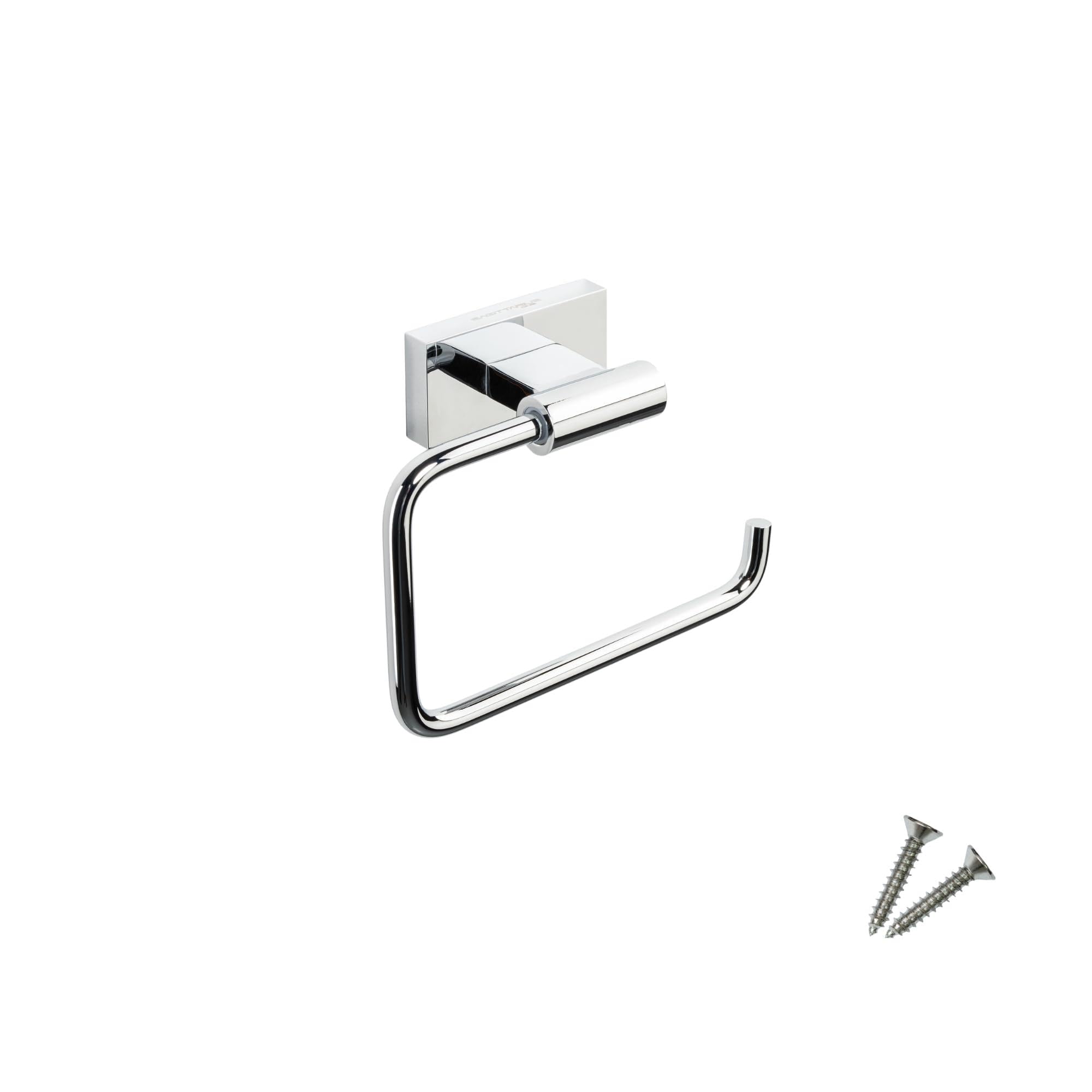 Sagittarius One 140S1 Toilet Roll Holder Wall Mounted, SUS304 Stainless Steel, Rustproof Chrome, Durable and Stylish, Modern Bathroom Essential
