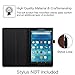 Fintie Folio Case for All-New Amazon Fire HD 8 (6th Generation, 2016 release), Slim Fit Premium Vegan Leather Standing Cover with Auto Wake / Sleep for Fire HD 8 Tablet (2016 6th Gen Only), Dual Color