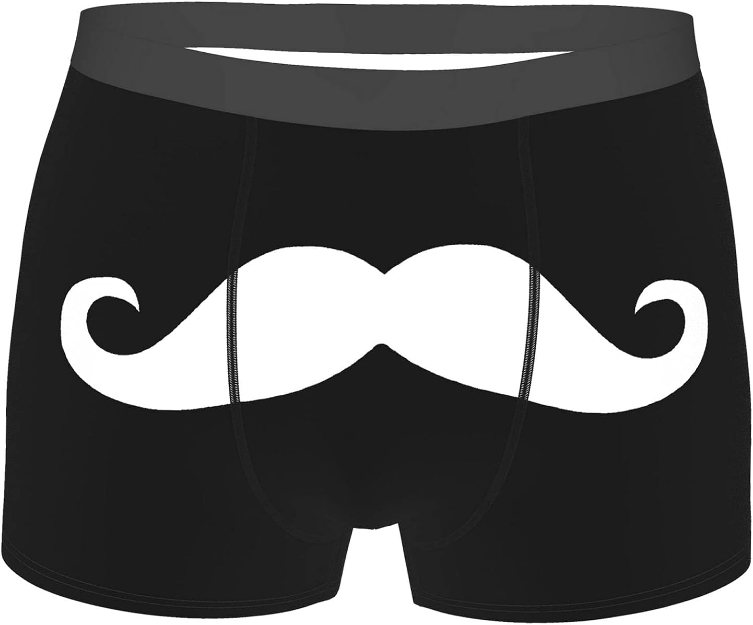 Man Moustache Mens Boxer Shorts Classic Underwear Comfort Stretch