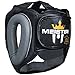 Meister Gel Full-Face Training Head Guard for MMA, Boxing & Muay Thai - Black/Charcoal - Large/X-Large