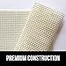 GORILLA GRIP Strong Rug Pad Gripper, 5x8 FT, US Designed, Grips Keep Area Rugs Safe and in Place, Thick Slip and Skid Resistant Pads for Hard Floors, Under Carpet Mat Cushion and Hardwood Protection