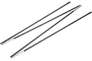 Tent Pole, Foldable Fiberglass Tent Pole Rod Replacement Accessories Tent Bar Tent Building Supporting Rod Awning Frames Kit 