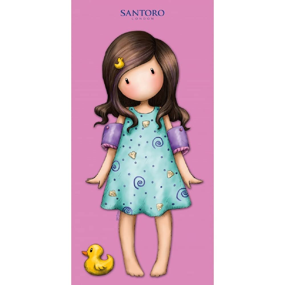 Halantex Doll Dress Blue Sea Exclusive Towel Beach Towel Cotton 75 x 150 cm Girl