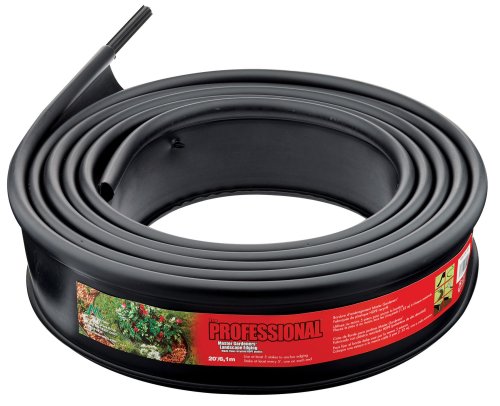 Master Mark Plastics 25320 Professional Landscape Edging  4.5 Inch by 20 Foot, Black
