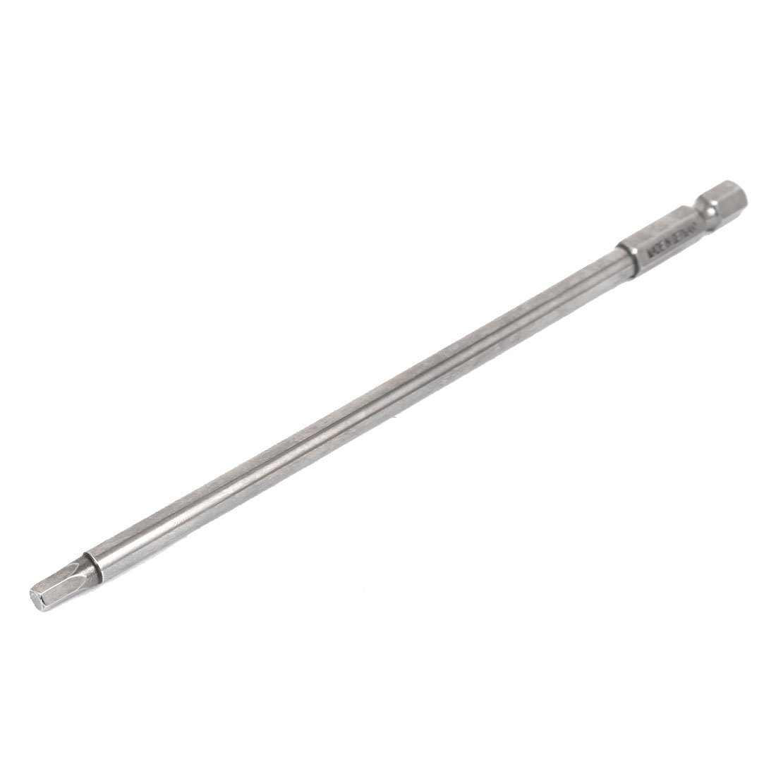 Sourcingmap 150mm Long 1/4" Hex Shank 4mm Hexagonal Tip Magnetic Hexagon Screwdriver Bit