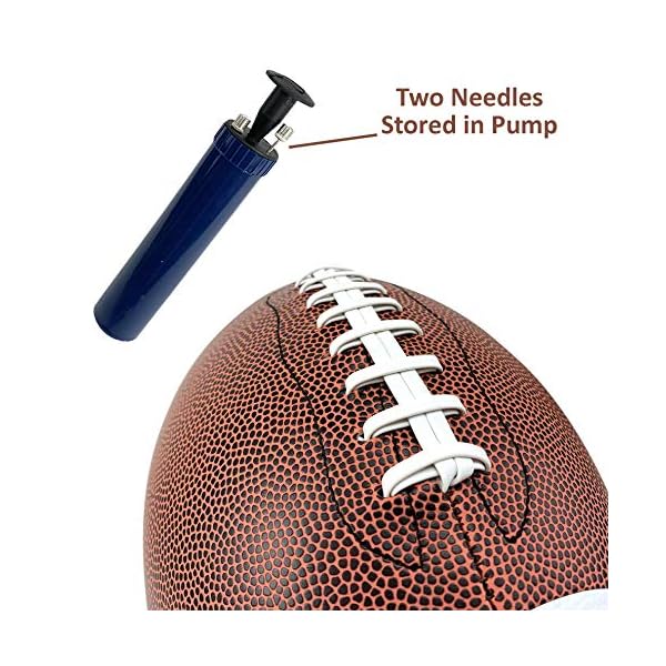 Liberty Imports Pack of 3 Official Size Faux Leather Footballs with