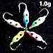 Krazywolf 45 Pieces Glow in Dark Ice Fishing Jig Kit
