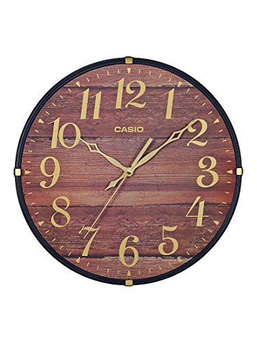 Casio Round Resin Wall Clock Iq 81 5bdf Brown 34 Desertcart Senegal