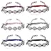 FINREZIO 6 PCS Saint Benedict Cord Bracelets for Women Men Evil Protection Medal Rosary Bracelet Set Catholic Gifts Religious Jewelry