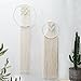 Macrame Cord 4mm X 100m(109 yd) 4 PLY Natural Virgin Cotton Natural Color Macrame Wall Hanging Plant Hanger Macrame Swing Chair Boho Dream Catcher DIY Craft Making Knitting Rope 3mm 4mm 5mm (4mm)