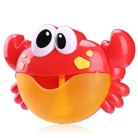 crab bubble machine bath toy