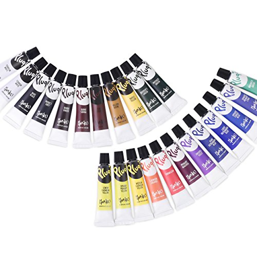 Pluqis Maestro Fine Art Premium Acrylic Paint, Set of 24 Colors, 0.4 oz/12ml - Thumbnail 2