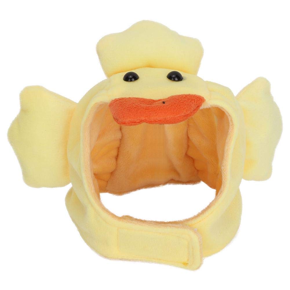 Cute Pet Headwear Cap Decoration Hat Cat Cute Novel Animal Duck Shape Pet Costume Decoration with WING for Cats & Dogs