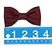 Toddler Boy 3T 4T Burgundy Red Clip On Cotton Bow Tie Bowtie by amy2004marie