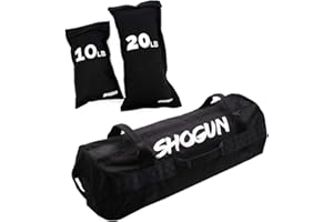 Shogun Sports Sandbag. Adjustable Weight Training Sandbag with Multiple Handles. Ideal for Cross-training Workouts, Fitness and Military Conditioning.